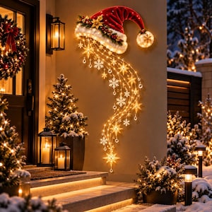 Grinch stealing christmas lights