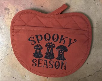 Spooky Season Fall Autumn Oven Mitt