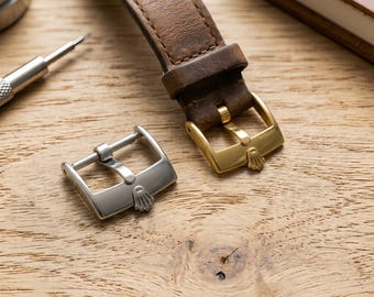 Replacement Watch Pin Buckle Compatible with Rolex Watch Straps, 12mm 14mm 16mm 18mm 20mm Stainless Steel Watch Band Clasp