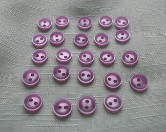 16 Vintage Light Red Pearlized Satin Plastic Self Shank Buttons 7/16" 16 Vintage Light Red Pearlized Satin Plastic Self Shank Buttons 7/16"