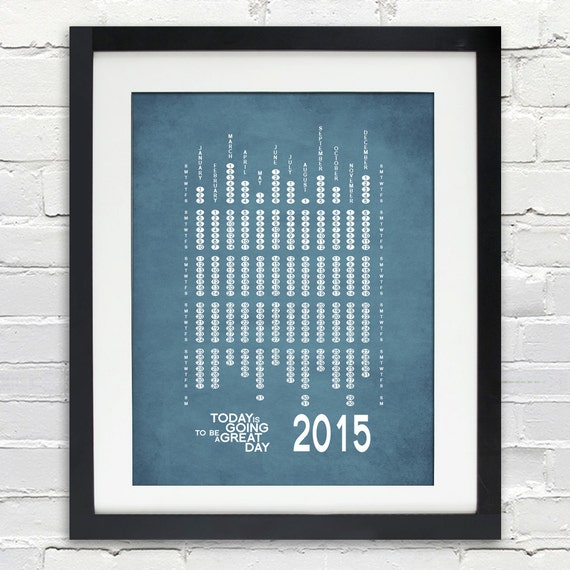 2015 Calendar with 5 Inspirational Quotes to Choose From | Etsy