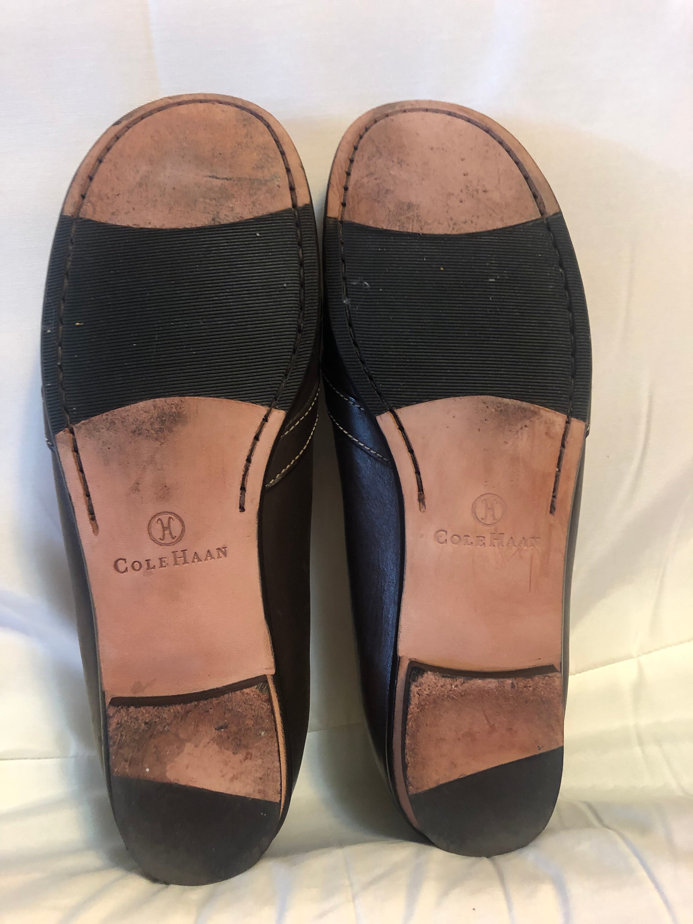 Cole Haan Womens Dark Brown Leather Loafers Size 6.5 Dark Tan Cole Haan Womens Corinne Lug Penny Loafer | Rack  main image 2