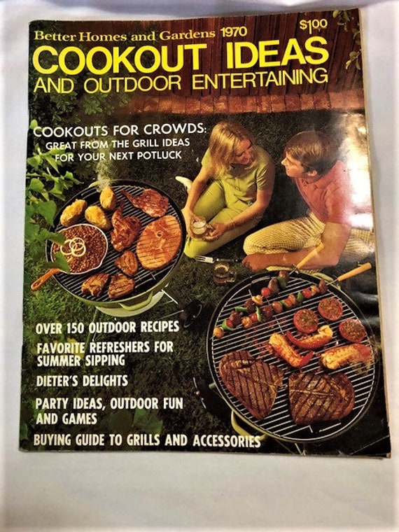 Better Homes Gardens Magazine Cookout Ideas And Outdoor Etsy