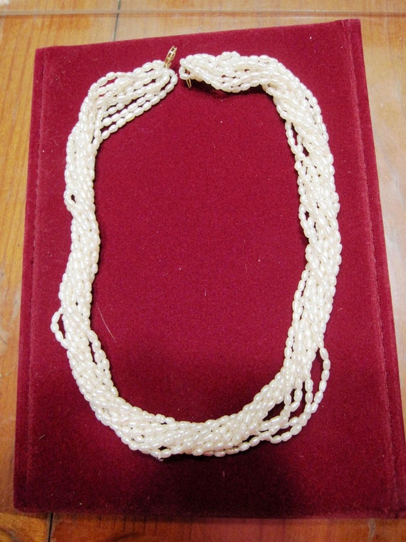 17" 5-Strand Fresh-Water Pearl Necklace