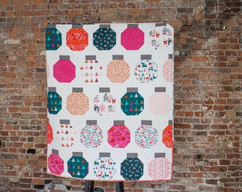 Bright Ornaments Quilt Pattern