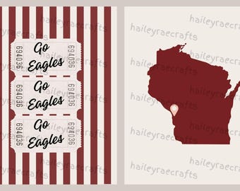 UWL Room Decor Printable Wall Art – Wisconsin La Crosse Poster – College Print – Instant Download
