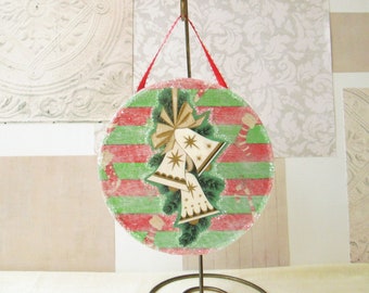 Christmas Bells Cardboard Wall Hanging