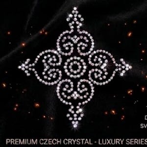 HOT FIX   Butta Design   Digital Hotfix Motif  | Instant Download 5 file Rhinestone  2.30mm dimond size