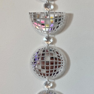 Disco Ball Moon Phase Window or Wall Hanging