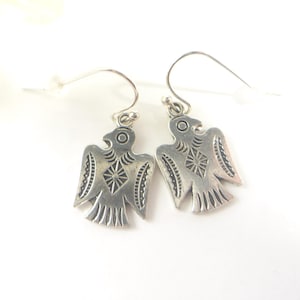 Thunderbird Dangle Earrings: Native American Protection Jewelry
