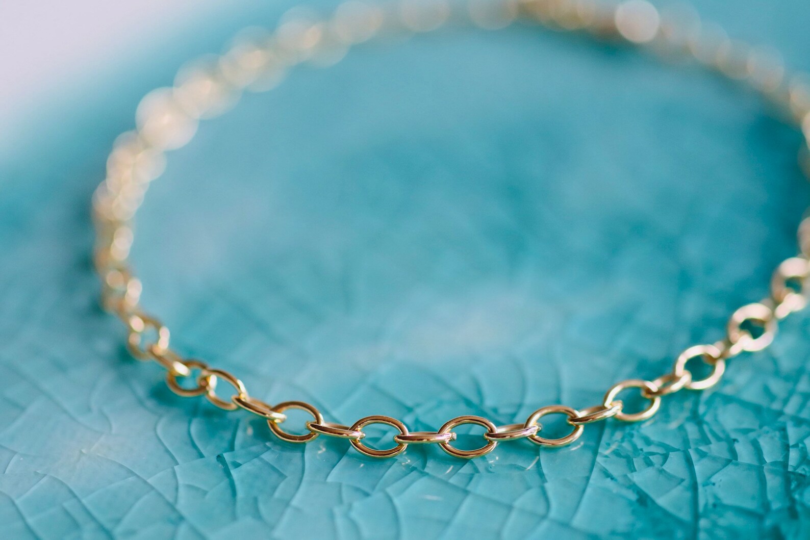 Gold Charm Bracelet Custom Size Bracelet 14k Gold Filled Etsy