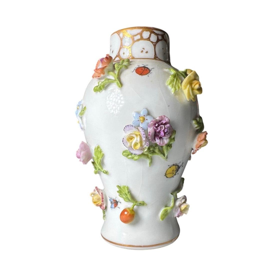 【新品未使用・箱入り】マイセン 花瓶（バイオリン奏者）Meissen Vase 新品未使用・箱入り】マイセン 花瓶（バイオリン奏者）Meissen
