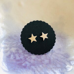 Mini Star Earrings - Star Earrings -  Sterling Silver Stars - Star Post Earrings - Star Jewelry - Silver Star Studs- Mini Studs - Stars