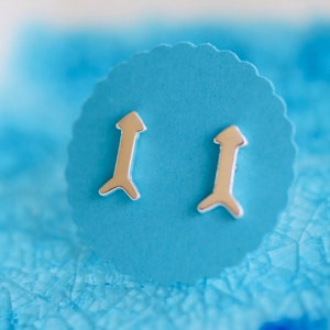 Arrow Earrings - Sterling Silver Studs - Arrow Earrings - Post Earrings - Mini Studs Earrings - Arrow Theme - Arrow Jewelry - Stud Earrings