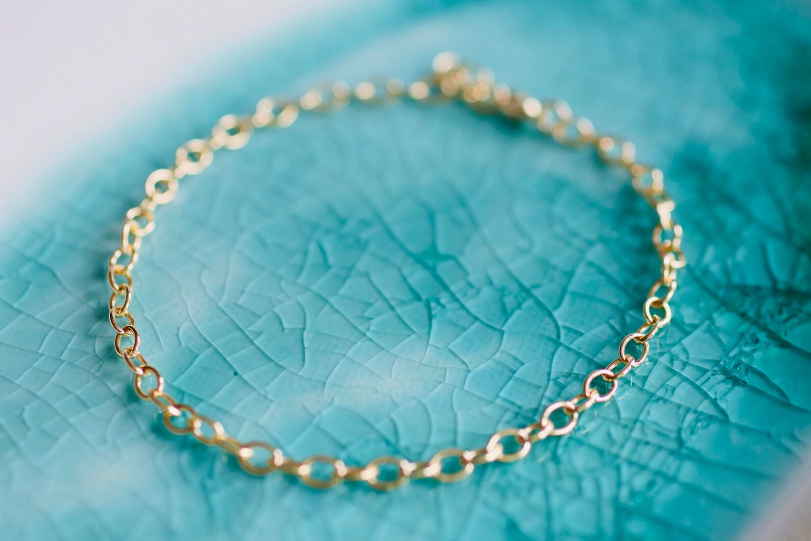 Gold Charm Bracelet Custom Size Bracelet 14k Gold Filled Etsy