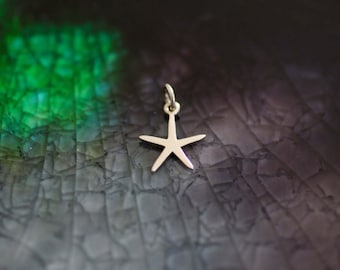 Sterling Silver Starfish - Starfish Charm - Beach Charm - Ocean Charm - Silver Starfish Charm - Beach Theme Jewelry - Beach Lover Gift