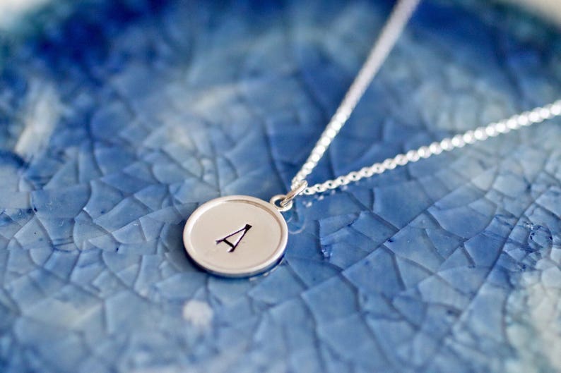 Mommy Jewelry Sterling Silver Initial Charm Large Initial Charm Gift For Her Monogram Charm- Personalized Charm Initial Charm
