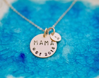 Mama Necklace - Gold Charm - Mom Necklace - Mom Necklace - New Mom Gift - Mommy Necklace - Gifts For Mom - Initial Jewelry - Mama Jewelry