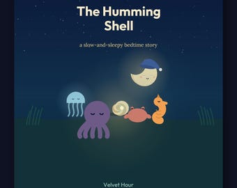 The Humming Shell - printable bedtime picture book | Instant Download | Printable PDF