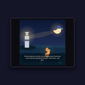 The Sleepy Lighthouse - printable bedtime picture book | Instant Download | Printable PDF image 3