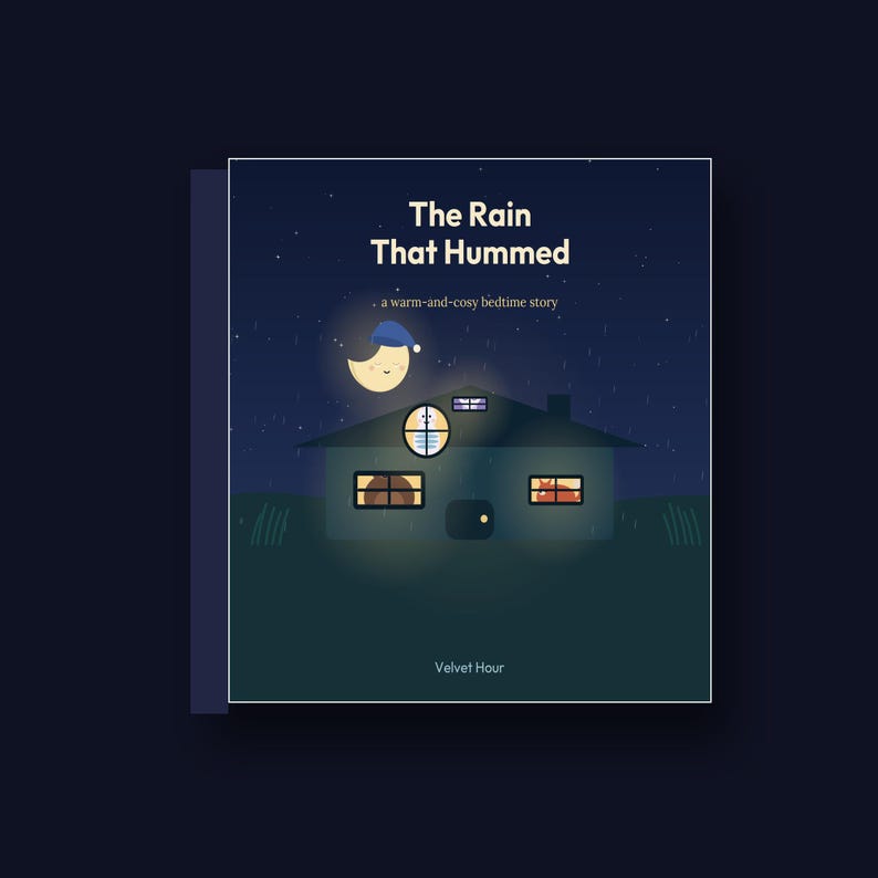 La lluvia que zumbaba - libro ilustrado para la hora de dormir (imprimible) / Descarga instantánea / PDF imprimible imagen 2