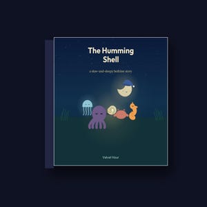 The Humming Shell - printable bedtime picture book | Instant Download | Printable PDF image 2