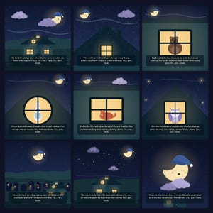 La lluvia que zumbaba - libro ilustrado para la hora de dormir (imprimible) / Descarga instantánea / PDF imprimible imagen 4