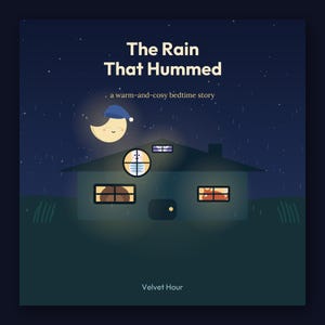 La lluvia que zumbaba - libro ilustrado para la hora de dormir (imprimible) / Descarga instantánea / PDF imprimible imagen 1