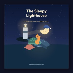 The Sleepy Lighthouse - printable bedtime picture book | Instant Download | Printable PDF image 1