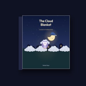 The Cloud Blanket - printable bedtime picture book | Instant Download | Printable PDF image 2
