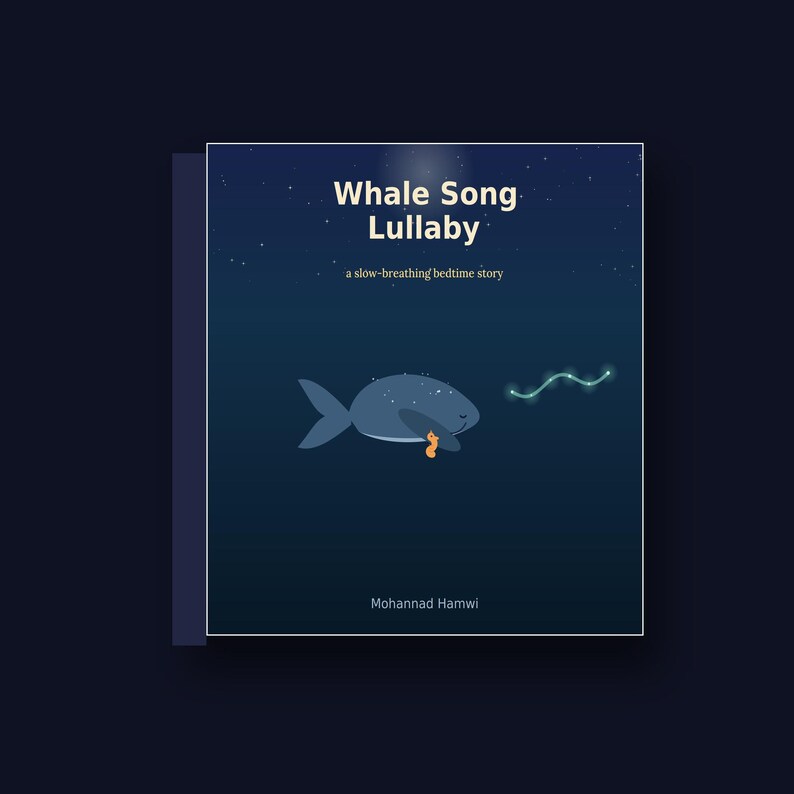 Whale Song Lullaby - printable bedtime picture book | Instant Download | Printable PDF image 2