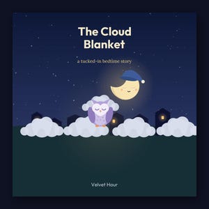 The Cloud Blanket - printable bedtime picture book | Instant Download | Printable PDF image 1