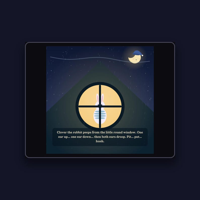La lluvia que zumbaba - libro ilustrado para la hora de dormir (imprimible) / Descarga instantánea / PDF imprimible imagen 3