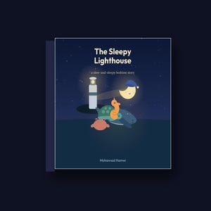 The Sleepy Lighthouse - printable bedtime picture book | Instant Download | Printable PDF image 2