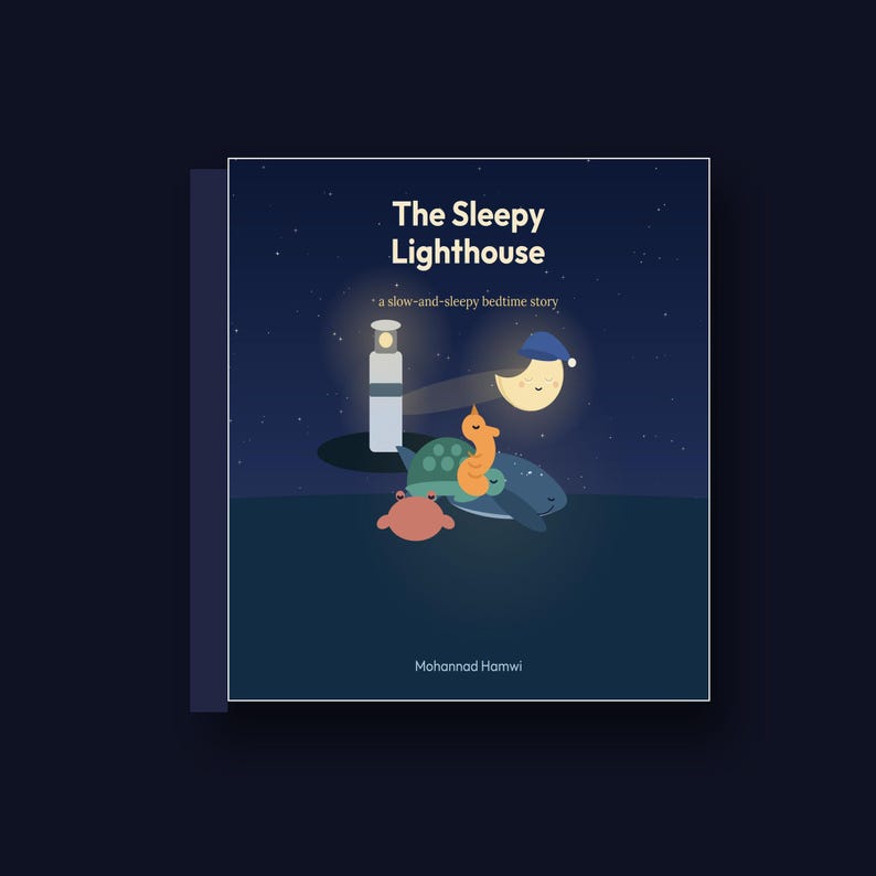 The Sleepy Lighthouse - printable bedtime picture book | Instant Download | Printable PDF image 2