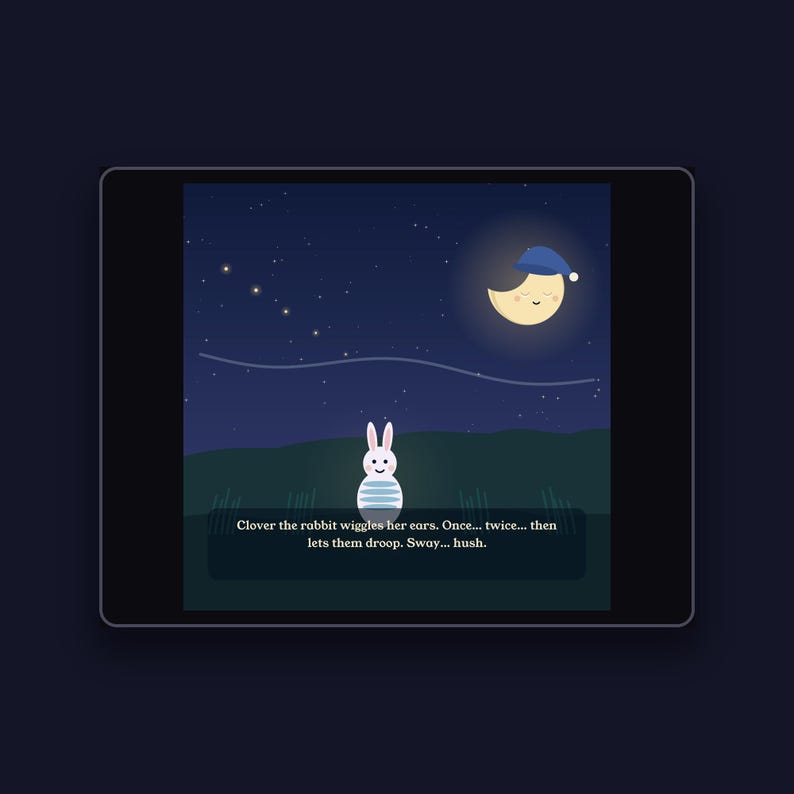 Hush, Little Hill - printable bedtime picture book | Instant Download | Printable PDF image 3