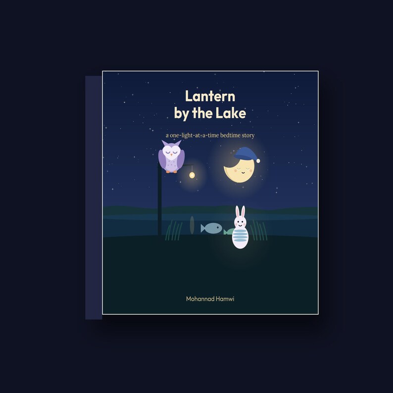 Lantern by the Lake - printable bedtime picture book | Instant Download | Printable PDF image 2