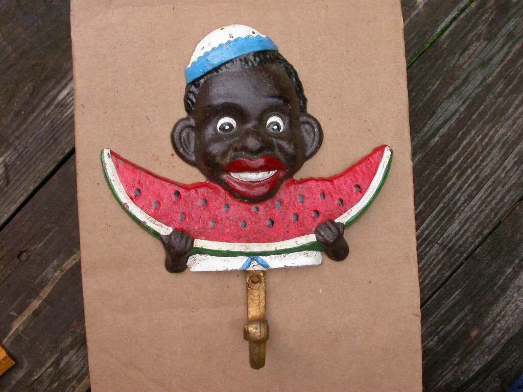 Americana Black Boy Eating Watermelon Wall Mount Clothing Hat Etsy