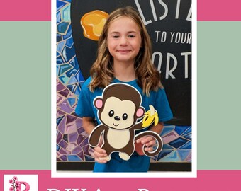 Monkey Painting Kit – DIY Art Activity for Kids (5+)
