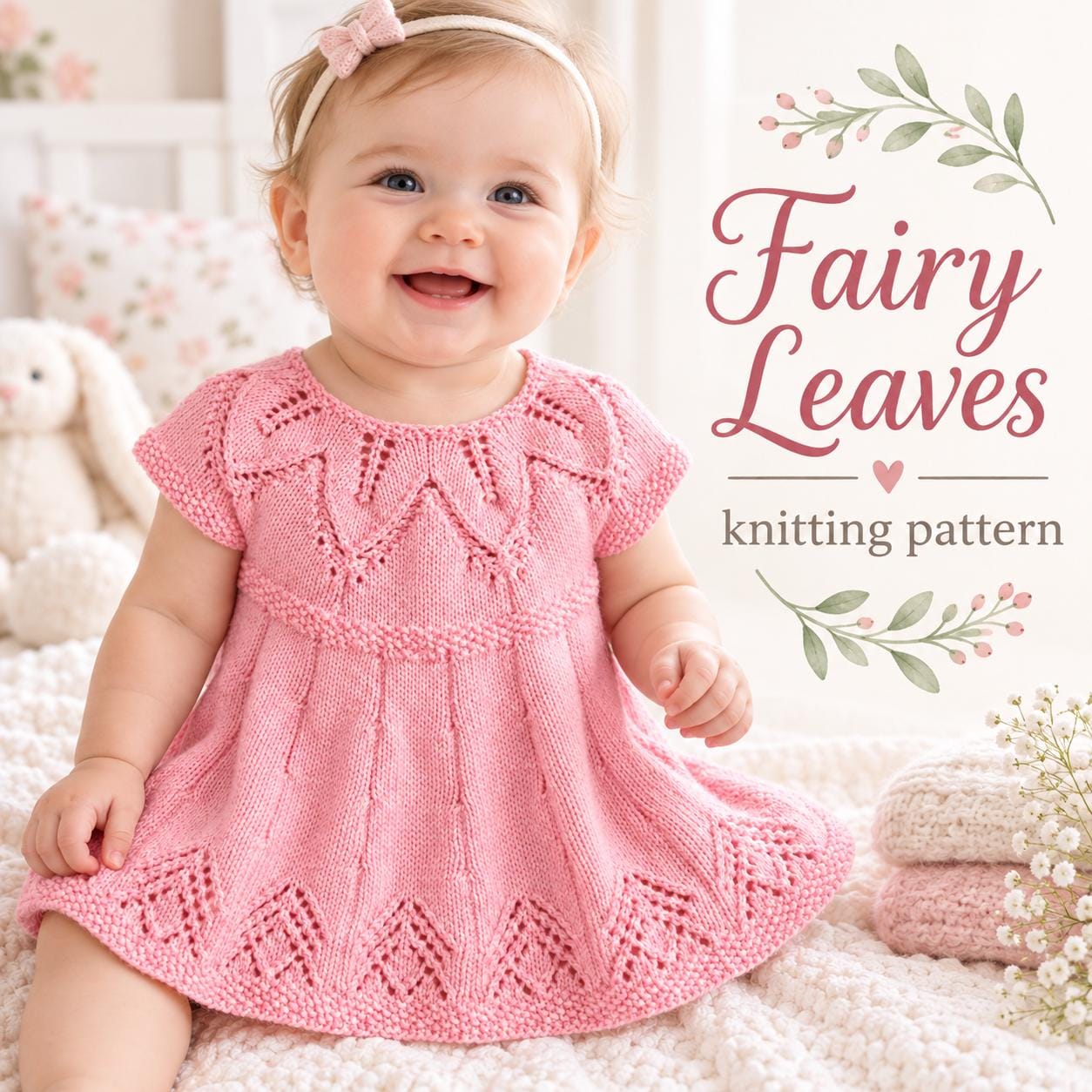 fairy leaves knit dress pattern Top elegant beaded dress