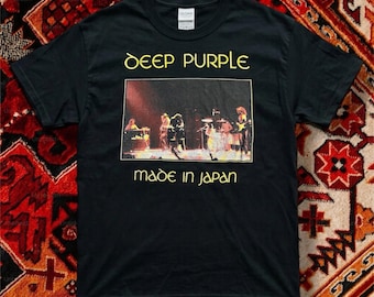 Deep Purple Made in Japan European Tour 90s Band T-shirt - Vintage Graphic Band Tee