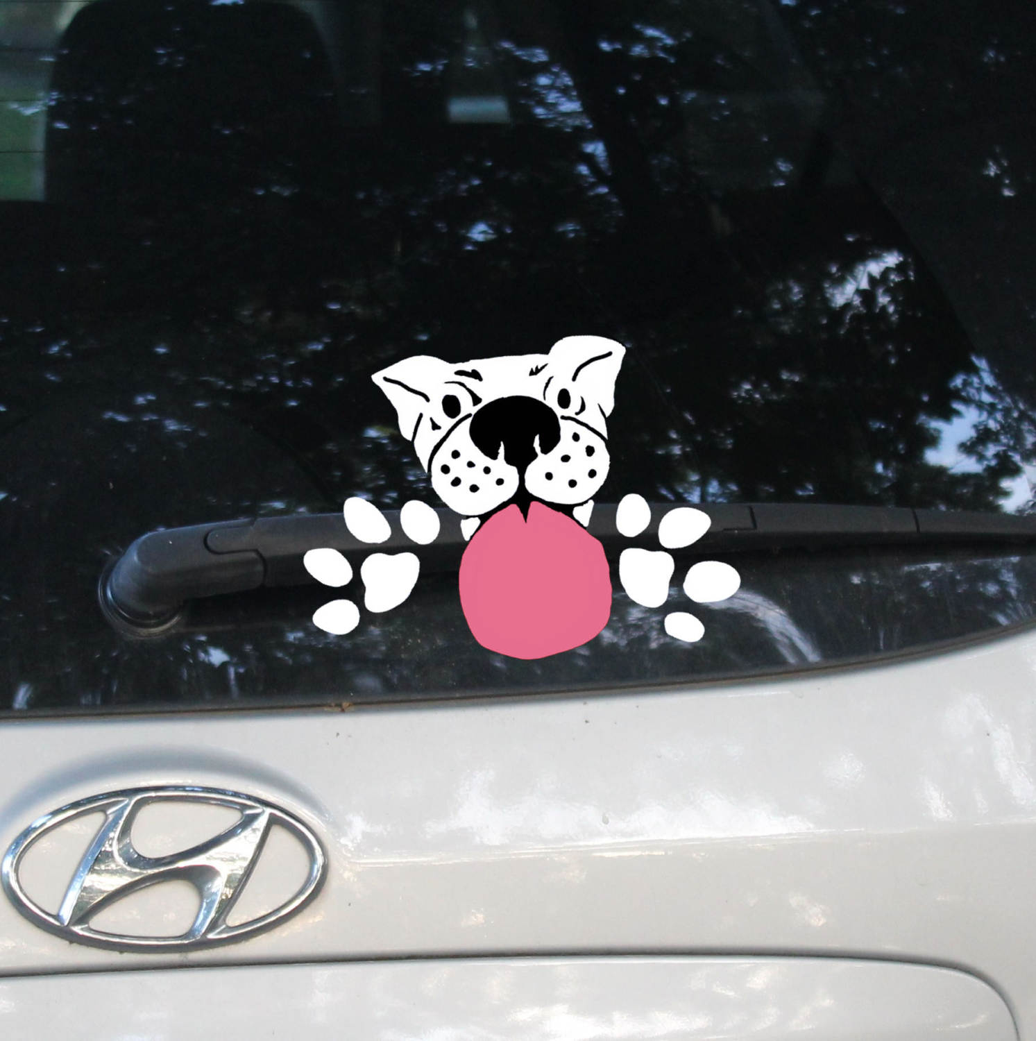 Dog Licking Car Decal Animal Lover Gift Dog Rescue Love My Etsy