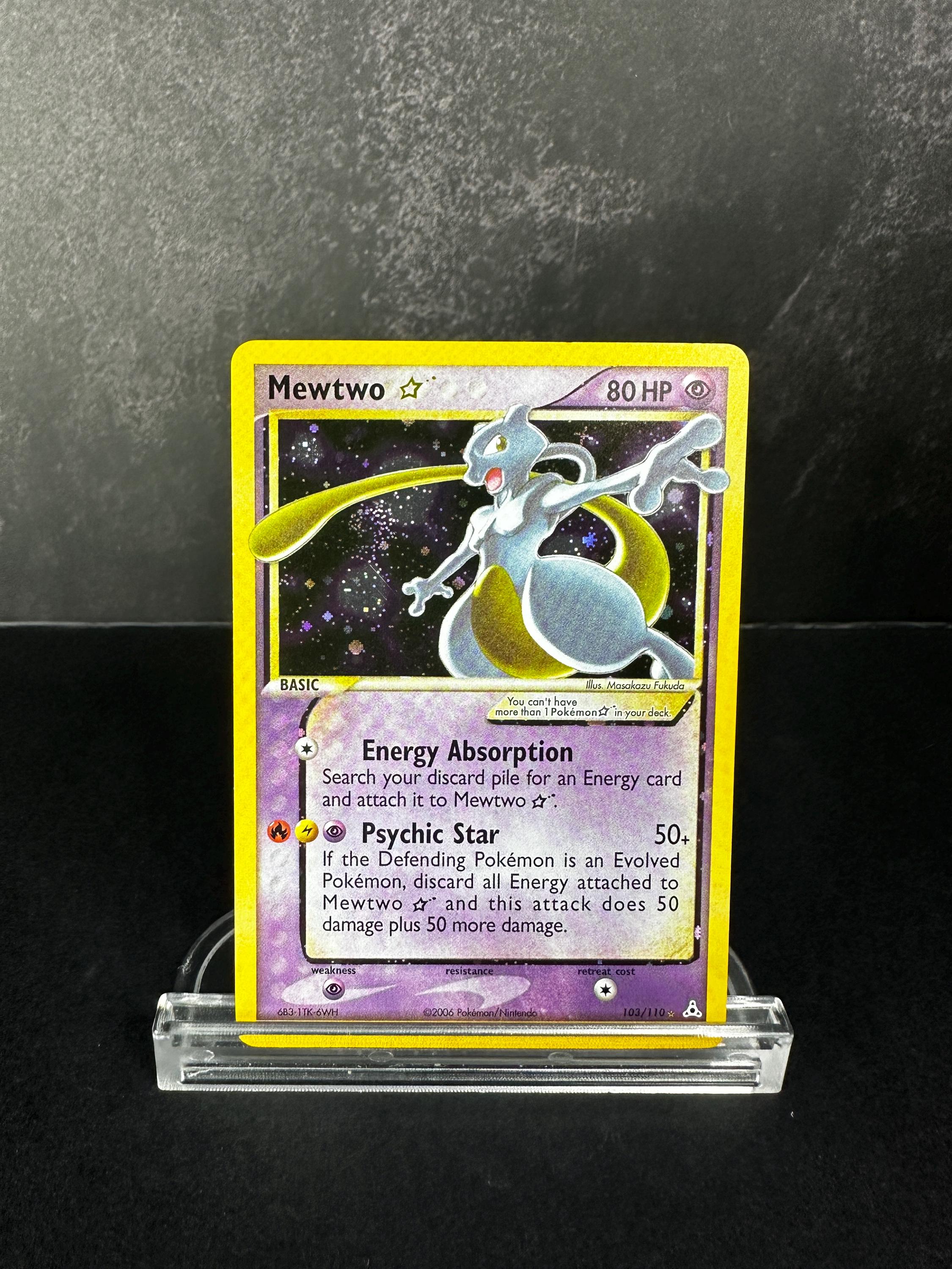 Mewtwo Gold Star - Etsy