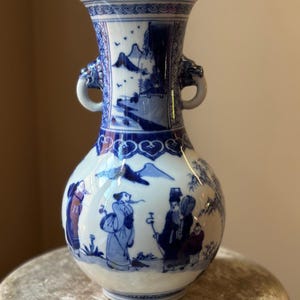 Blue and White Dragon Vase - Etsy - Page 4