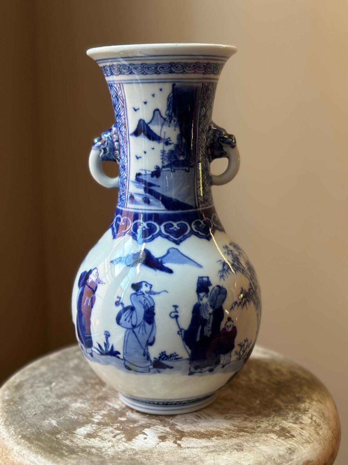 Blue and White Dragon Vase - Etsy - Page 4