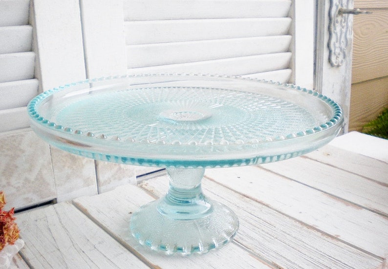 Ice Blue Cake Stand/ Wedding Cake Stand Harp 10 Etsy