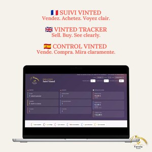 Vinted Tracking: Försäljning, köp och leverans - Säljar-/återförsäljaröversikt - Lokal HTML-programvara (ingen prenumeration krävs)