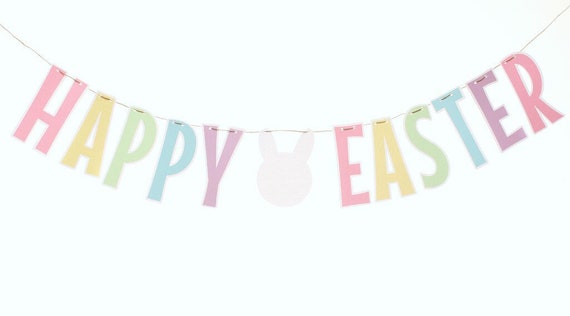 Happy Easter Banner Easter Photo Prop Backdrop
