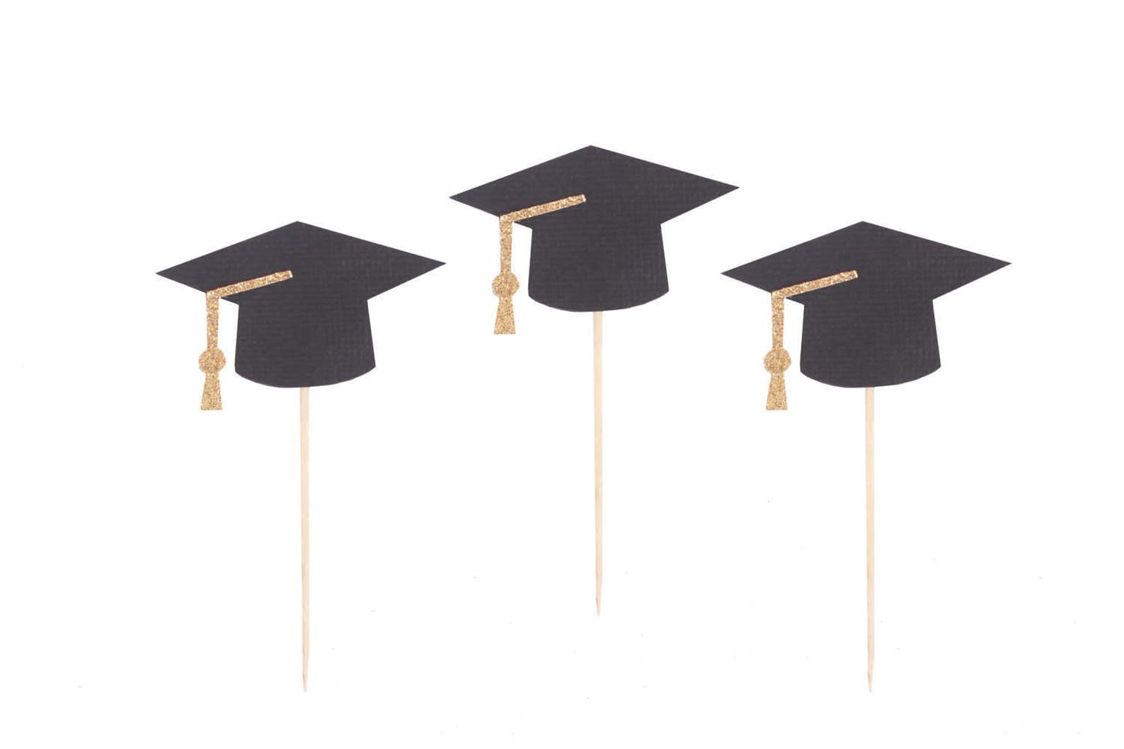 Graduation Cap Cupcake Toppers Graduation Cupcake Toppers Etsy