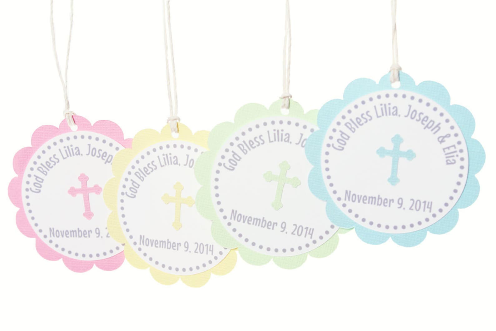 Baptism Favor Tags Communion Favor Tags Personalized God | Etsy